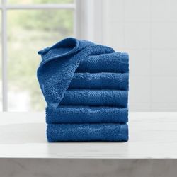 BH Studio 6-PC Wash Cloth Set by BH Studio in Navy