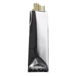 Home Compostable Metallized Flat Heat Seal Bag 3" x 8 13/16" 100 Pack BGB138S