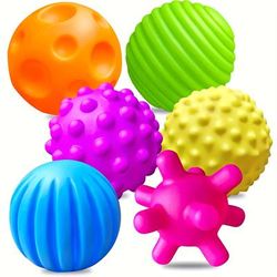 TEMU -inspired Soft Silicone Sensory Ball For Babies - & Chewable Cognitive Toy