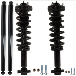 2015 Ford F-150 Front and Rear Shocks and Loaded Struts 4WD - Set of 4