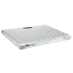 New Age 53599 Ergo Single Step Platform - Aluminum, Silver