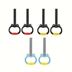 TEMU Gymnastics Rings Set, Pull Up Rings With Straps, Playground Home Exercise Gym Rings With Drawstring Bag For Exercise