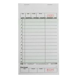 National Checking Company G4774SP Guest Check - (1) Part Booked, (13) Lines, Green