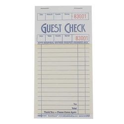 National Checking Company S3674 Guest Check - (1) Part Booked, (13) Lines