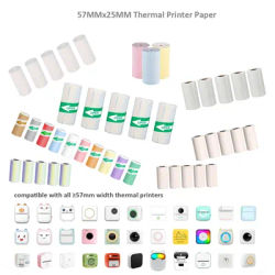 Thermal Paper Mini Printing paper For for M02 T02 HD Photo For learning and office DIY Scrapbook for Gifts Christmas Halloween