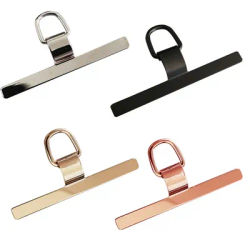 4/1PCS Ultra-thin Stainless Steel Phone Tether Patch Gasket Cellphone Strap Parts Replacement