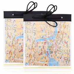 Map Case Transparent Waterproof PVC Stationery Storage Holder Cover Camping Fishing Picnic Mountaineering Pocket Bag