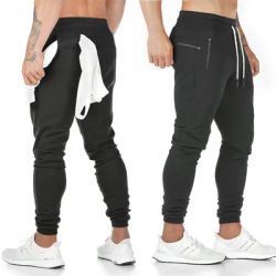 Casual sports trousers men's cotton fitness trousers running training trousers