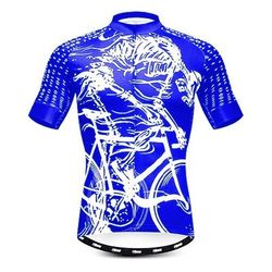 Per uomo Maglia da Ciclismo A Motivi Teschio di zucchero Scheletro Manica Corta Bicicletta Maglia Top con 3 tasche posteriori Mountain Bike MTB Ciclismo su strada Asciugatura Rapida Cerniera Frontale