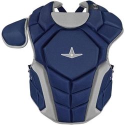 All Star Top Star NOCSAE Certified Baseball Catcher's Chest Protector - Ages 12-16 Navy