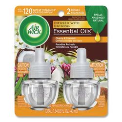Air Wick 91110 Life Scents Scented Oil Refills, Paradise Retreat, 0.67 oz, 2/Pack - Pack of 2 RAC91110PK