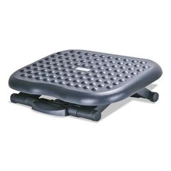 Alera FS212 Relaxing Adjustable Footrest, 13.75w x 17.75d x 4.5 to 6.75h, Black ALEFS212