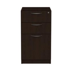 Alera VA532822ES Valencia Box/Box/File Full Pedestal, 15.63w x 20.5d x 28.5h, Espresso ALEVA532822ES