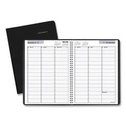 At-A-Glance G520-00 DayMinder Weekly Appointment Book, Vertical-Column Format, 11 x 8, Black Cover, 12-Month (Jan to Dec): 2024 AAGG52000