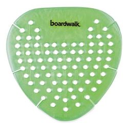Boardwalk GEMHMI Gem Urinal Screens, Herbal Mint Scent, Green, 12/Box - Box of 12 BWKGEMHMI
