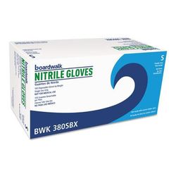 Boardwalk 380SCTA Disposable General-Purpose Nitrile Gloves, Small, Blue, 4 mil, 1,000/Carton - Case of 1000 BWK380SCTA