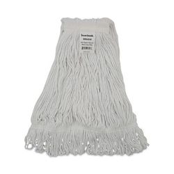 Boardwalk 4024RCT Pro Loop Web/Tailband Wet Mop Head, Rayon, 24 Size, White, 12/Carton - Case of 12 UNS4024RCT