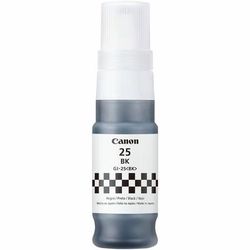 Canon 6280C001 GI-25 Ink Bottles, Inkjet, Black, 3000 Pages CNM6280C001