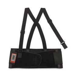 Ergodyne 11098 ProFlex 1650 Economy Elastic Back Support Brace, 4X-Large, 52" to 58" Waist, Black, Ships in 1-3 Business Days EGO11098