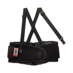 Ergodyne 11400 ProFlex 1400UN Universal Size Back Support Brace, One Size Fits All, 25" to 58" Waist, Black, Ships in 1-3 Business Days EGO11400