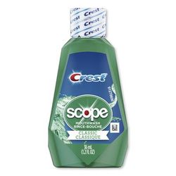 Crest® 97506 Scope Mouthwash, Mint Flavor, Trial Size, 36 ml Bottles, 180/Case - Case of 180