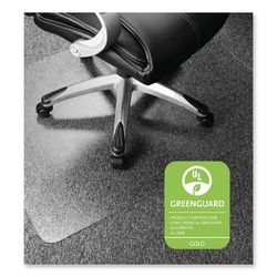 Floortex 1115015023ER Cleartex Ultimat XXL Polycarb. Square General Office Mat for Carpets, 60 x 60, Clear FLR1115015023ER
