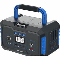 DieHard DH2000201 500-Watt Lithium-ion Portable Power Station/Solar Generator ESMDH2000201