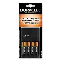 Duracell CEF14 ION SPEED 1000 Advanced Charger, Includes 4 AA NiMH Batteries - 1 Kit DURCEF14