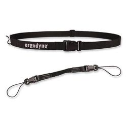 Ergodyne 19167 Squids 3135 Barcode Scanner Belt with Hook + Adaptor Strap, Small: 29" to 53" Long, Black, Ships in 1-3 Business Days