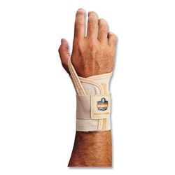 Ergodyne 70102 ProFlex 4000 Single Strap Wrist Support. Small, Fits Right Hand, Tan, Ships in 1-3 Business Days EGO70102