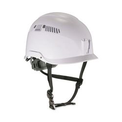 Ergodyne 60204 Skullerz 8975 Class C Safety Helmet, 6-Point Ratchet Suspension, White, Ships in 1-3 Business Days EGO60204