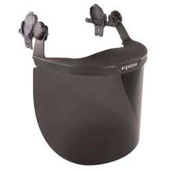 Ergodyne 60246 Skullerz 8995 Anti-Scratch and Anti-Fog Hard Hat Face Shield with Adapter for Full Brim, Smoke Lens, Ships in 1-3 Bus Days