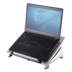 Fellowes 8032001 Office Suites Laptop Riser, 15.13" x 11.38" x 4.5" to 6.5", Black/Silver, Supports 10 lbs