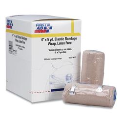 First Aid Only 5903 Reusable Elastic Bandage Wrap, 4" x 15 ft, 9/Box - Box of 6 FAO5903