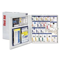First Aid Only 746004 ANSI 2015 SmartCompliance General Business First Aid Station for 50 People, No Medication, 202 Pieces, Metal Case - 1 Kit FAO746