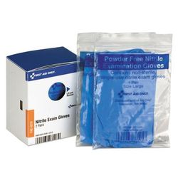 First Aid Only FAE6018 SmartCompliance Nitrile Lightweight Gloves, One Size, 2/Box - 1 Pair