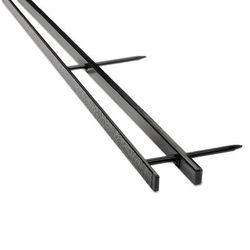 GBC® 9741630 VeloBind Reclosable Spines, 200 Sheet Capacity, Black, 25/Pack - Pack of 25 GBC9741630