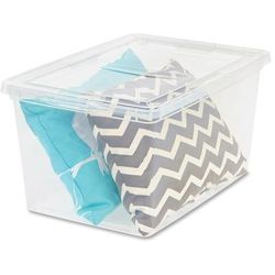 Iris 200450 Deep Modular Snap-Tight Lid , 68Qt, 6/CT, Clear - Case of 6 IRS200450