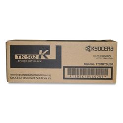 Kyocera TK582K Toner Cartridge f/6021/5150, 3,500 Page YIeld, Black KYOTK582K