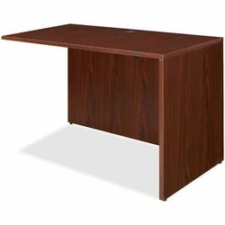 Lorell 69387 Return Shell,48"x24"x29-1/2",Mahogany LLR69387