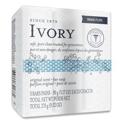 Ivory 12364 Bar Soap, 3 pack, 3.1 oz. each, 24/Case, 72 Total - Case of 72 PGC12364