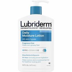 Johnson & Johnson 48323CT Moisturizing Lotion, Lubriderm, Daily, 16oz., 12/CT - Case of 12 JOJ48323CT