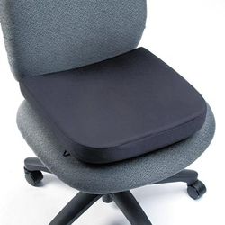 Kensington 82024 Memory Foam Seat Rest, 13.5w x 14.5d x 2h, Black