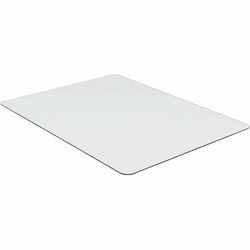 Lorell 82833 Chairmat, Tempered Glass, 46"Wx36"Lx1/4"H, Clear LLR82833