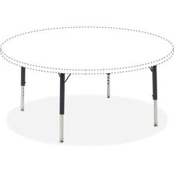 Lorell 99900 Activity Table Adj Legs, 25" x 1-1/8", Black - Case of 4 LLR99900