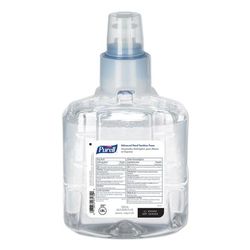 Purell 1905-02 Advanced Hand Sanitizer Foam, LTX-12 1200 mL Refill, Clear, 2/Carton - Case of 2 GOJ1905-02