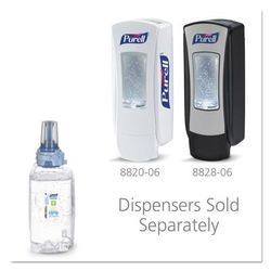 Purell 8803-03 Advanced Hand Sanitizer Green Certified Gel Refill, Fragrance Free, 1200 ml, 3/Carton - Case of 3 GOJ8803-03