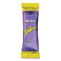 Sqwincher 060904GR Thirst Quencher QwikServ Electrolyte Replacement Drink Mix, Grape, 1.26 oz Packet, 8/Pack - Pack of 8 SQW060904GR