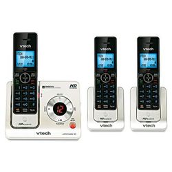 Vtech LS64253 LS6425-3 DECT 6.0 Cordless Voice Announce Answering System VTELS64253