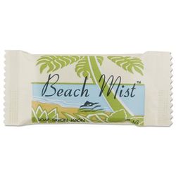 VVF AMENITIES 210050 Face and Body Soap, Beach Mist Fragrance, 1/2 Bar, 1000/Carton - Case of 1000 BCHNO12